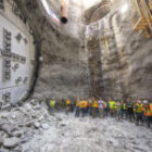 Breakthrough at Nagdhunga Road Tunnel